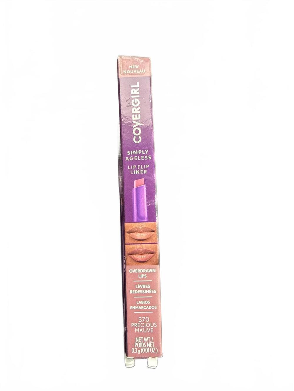 COVERGIRL SIMPLY AGELESS LIP FLIP LINER, 370 PRECIOUS MAUVE